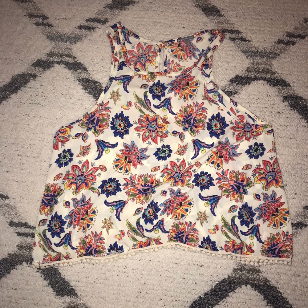 Floral tank top
